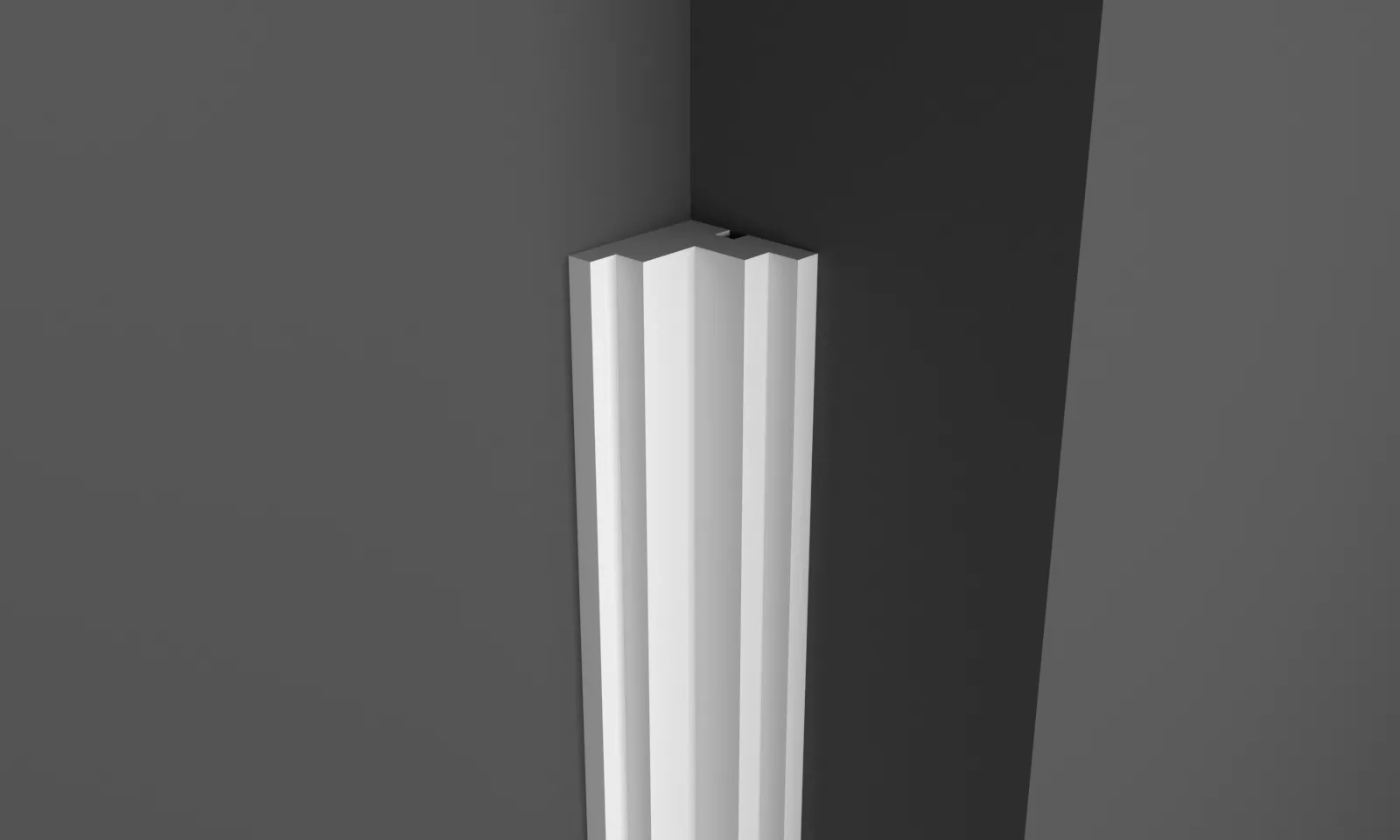 Coltar de interior pentru panouri decorative termosisteme din polistiren NS201