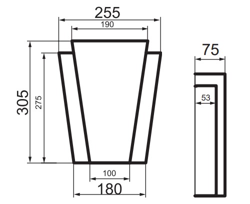 Cheie de bolta decorativa din polistiren ZC103 - imagine 2