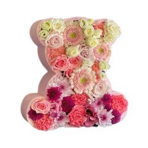 Cutie din polistiren pentru flori forma Ursulet